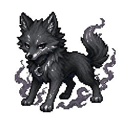 狼(ブラック)のキャラクター